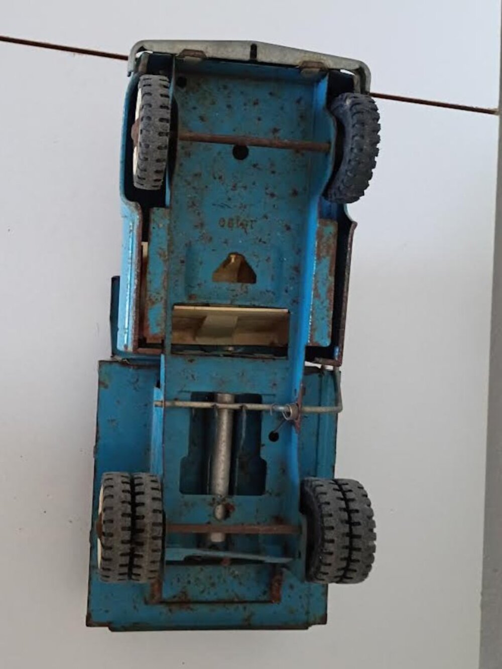 VINTAGE TONKA METAL STEEL DUMP TRUCK #13190 BLUE HYDRAULIC RESTORATION PROJECT - Picture 8 of 8